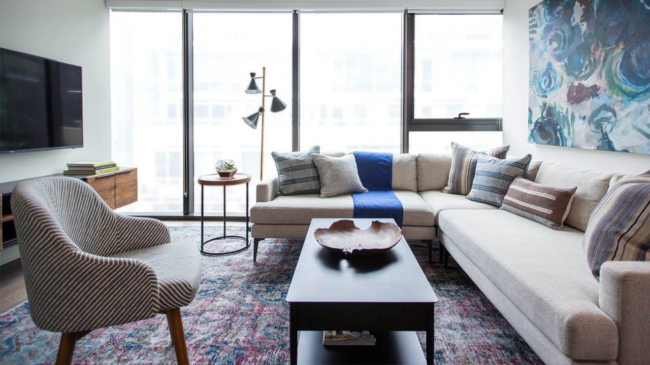 Interior Design: Condo Living Room Makeover For A Bachelor