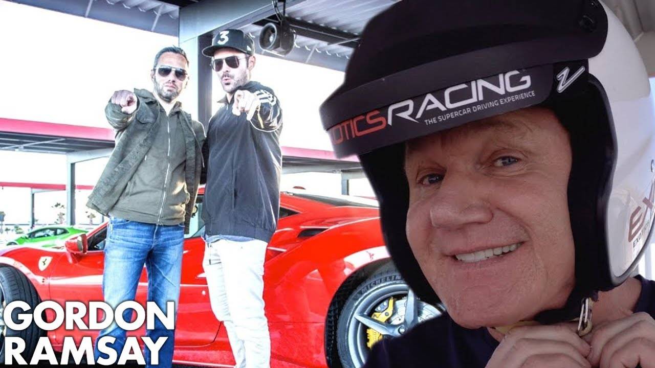Gordon Ramsay vs. Zac Efron: A Thrilling Race at the Exotics Racing Track