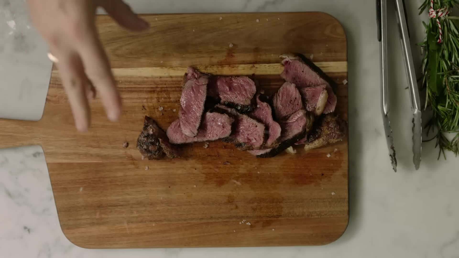 Preparing the Watercress Salad