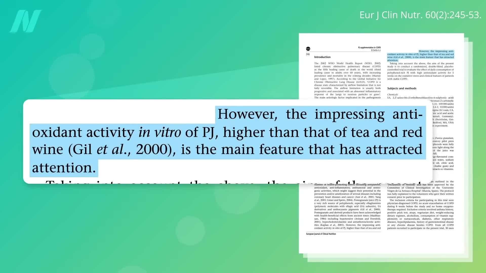 Anti-Inflammatory Effects of Pomegranates