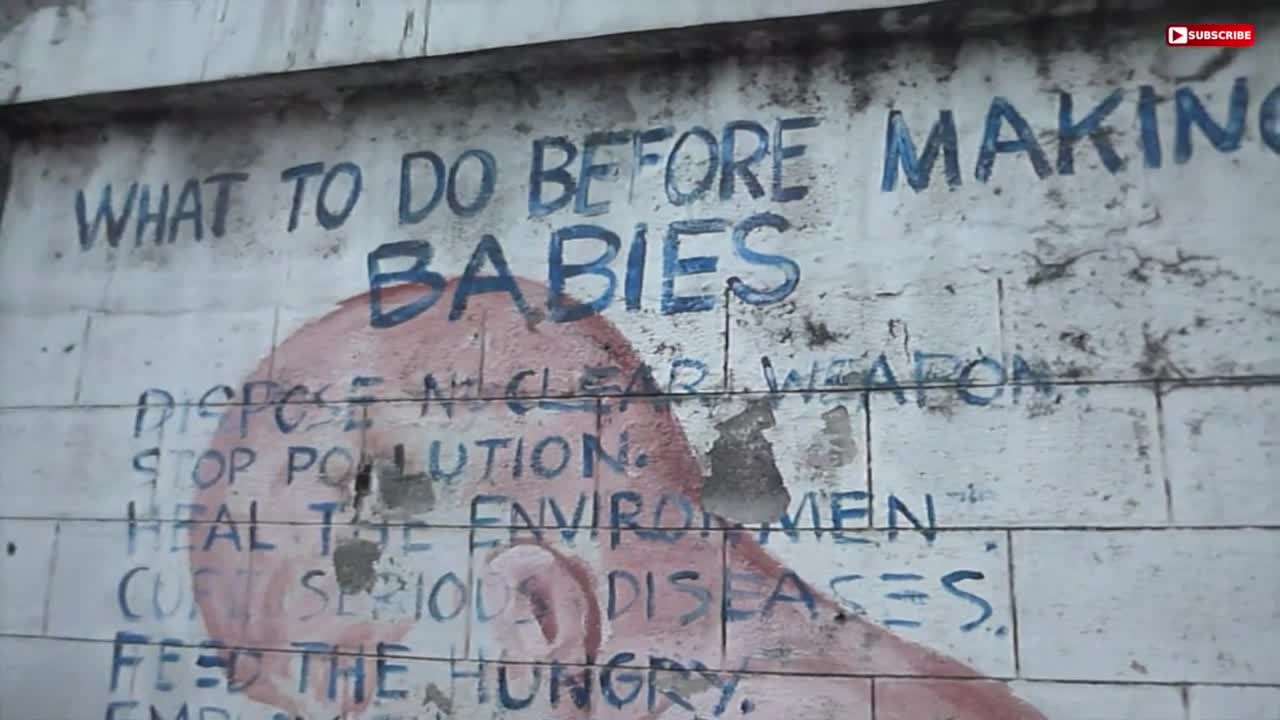 Art installation advocating for environmental action