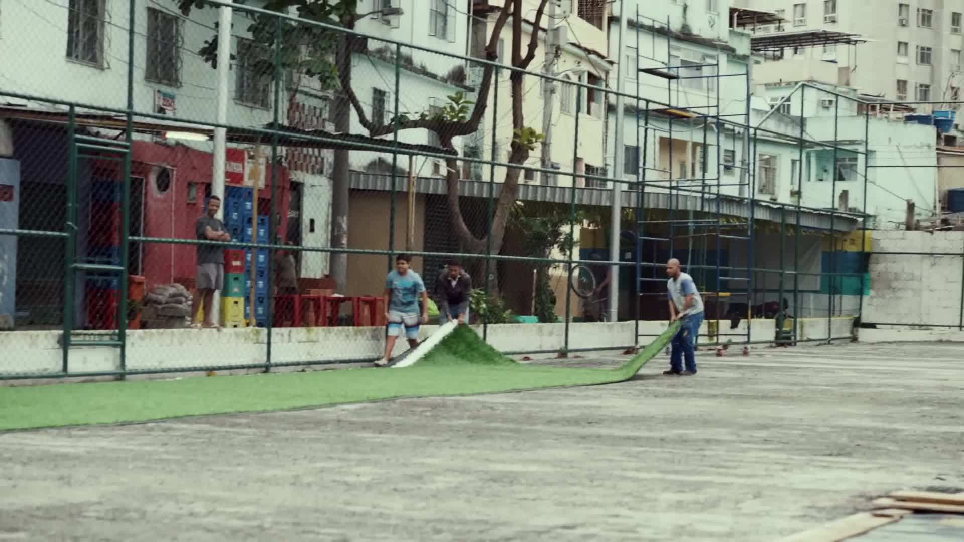 Installation of Kinetic Energy Tiles
