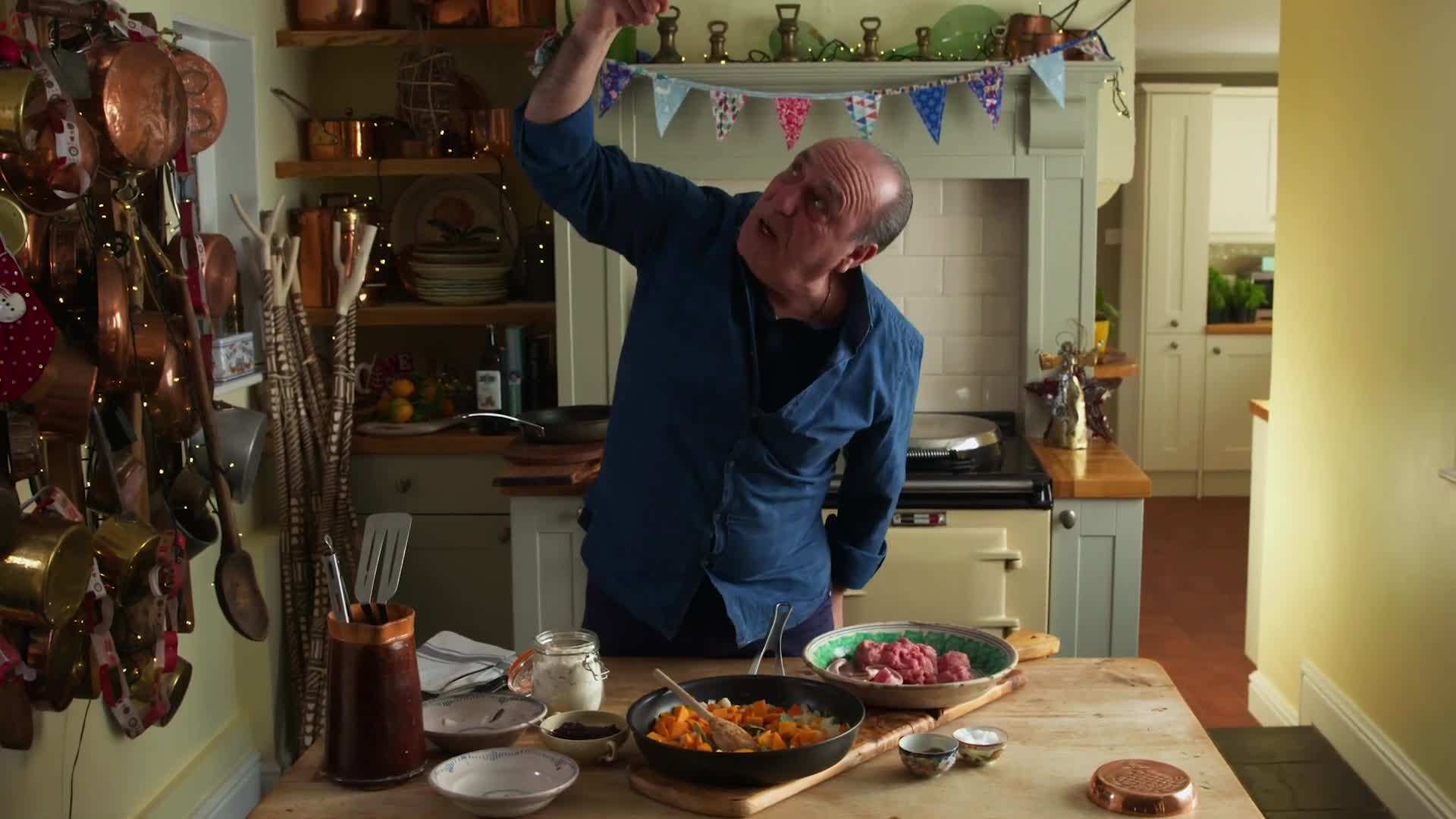 Adding salt and pepper for seasoning