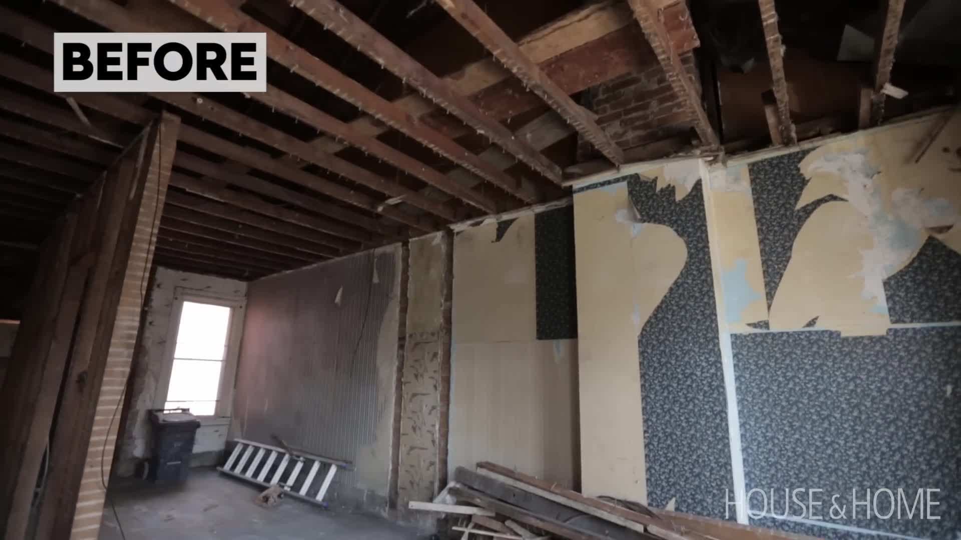 Initial State of the Gutted House