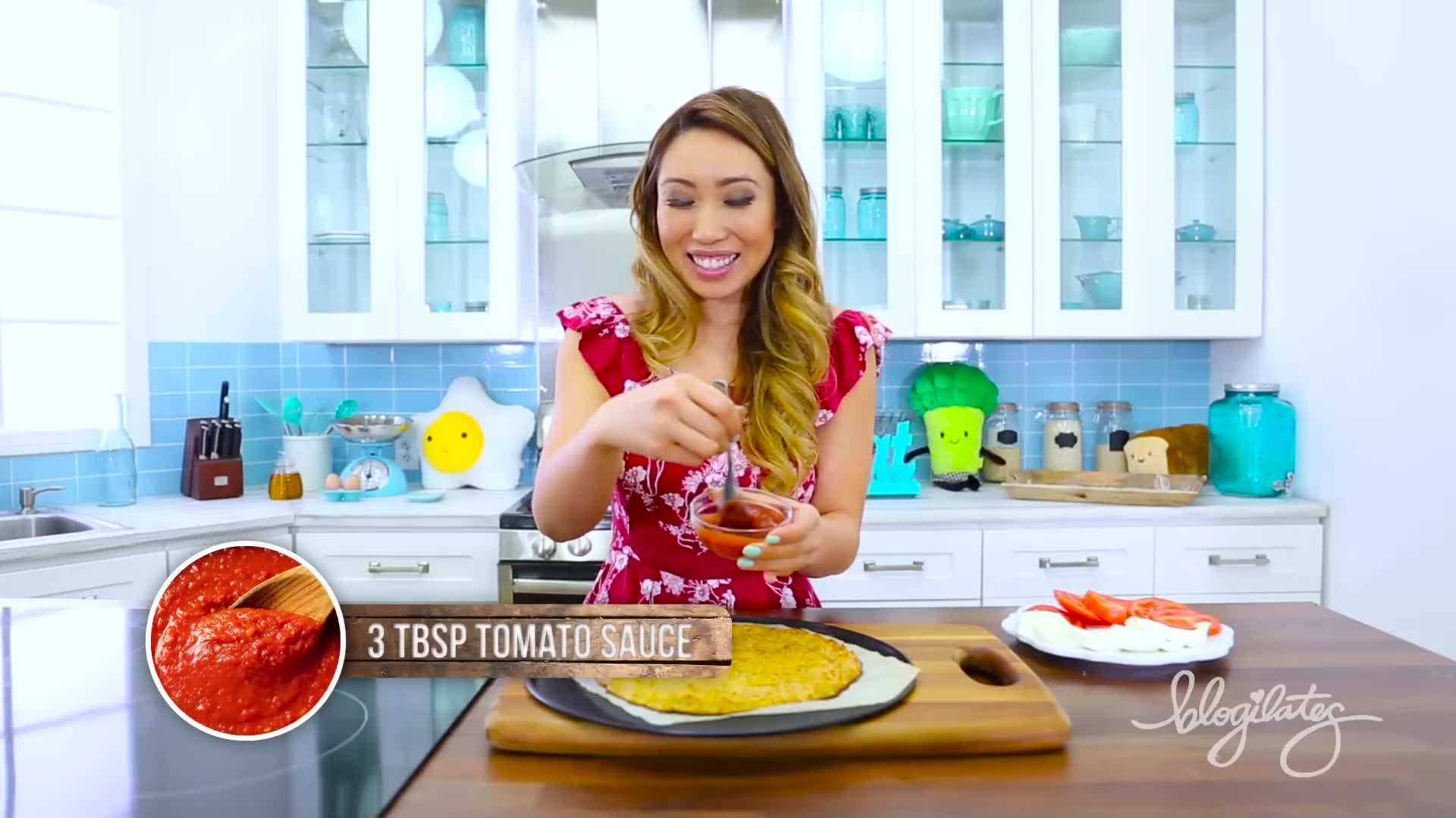 Assembling Margherita Pizza