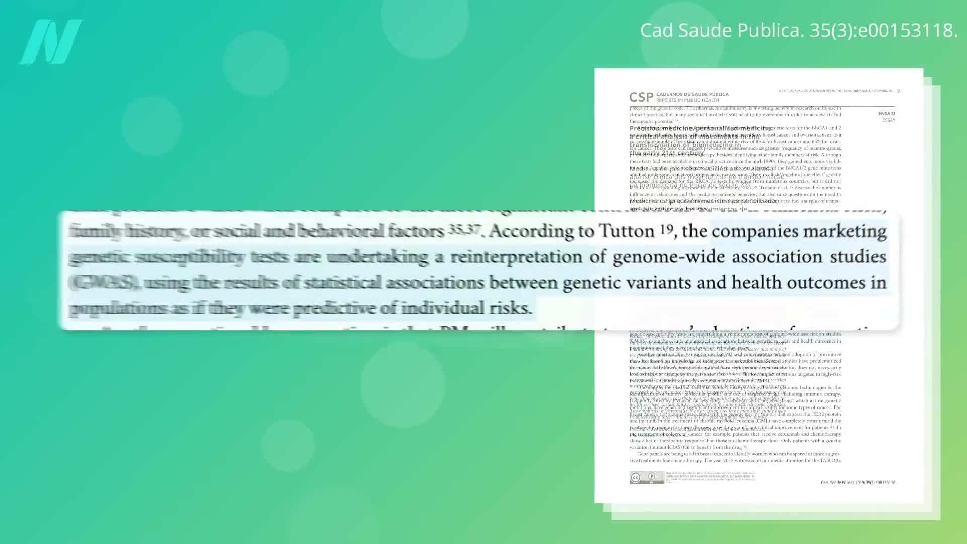 Genetic Susceptibility Tests