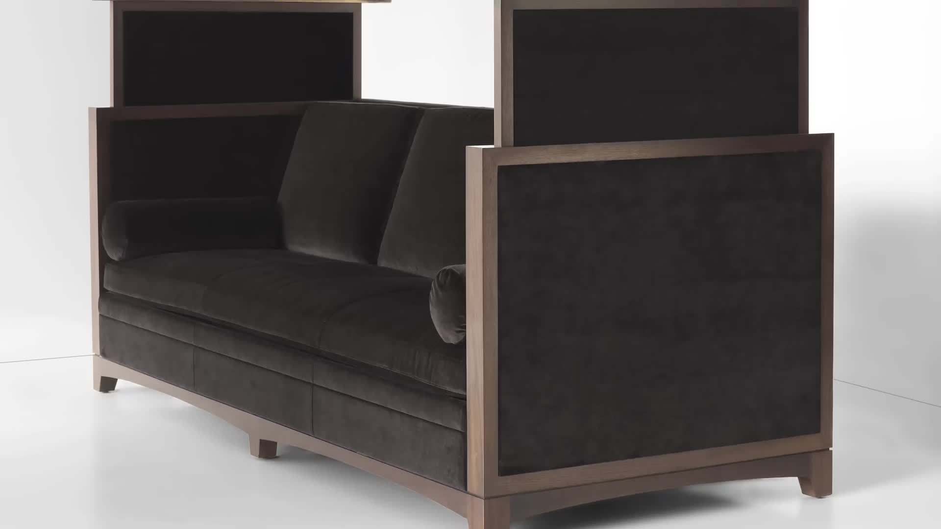 Pagoda Side Panels Sofa Sketch