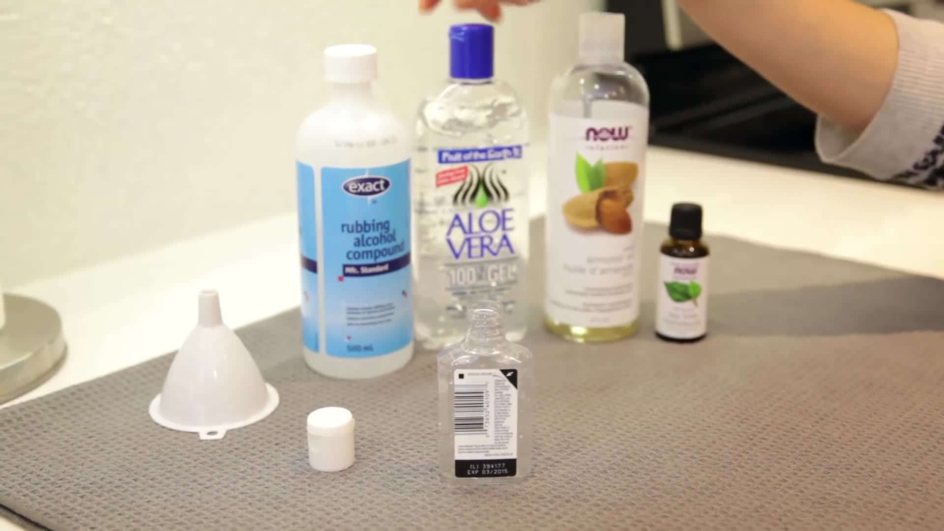 Combining Aloe Vera Gel and Rubbing Alcohol