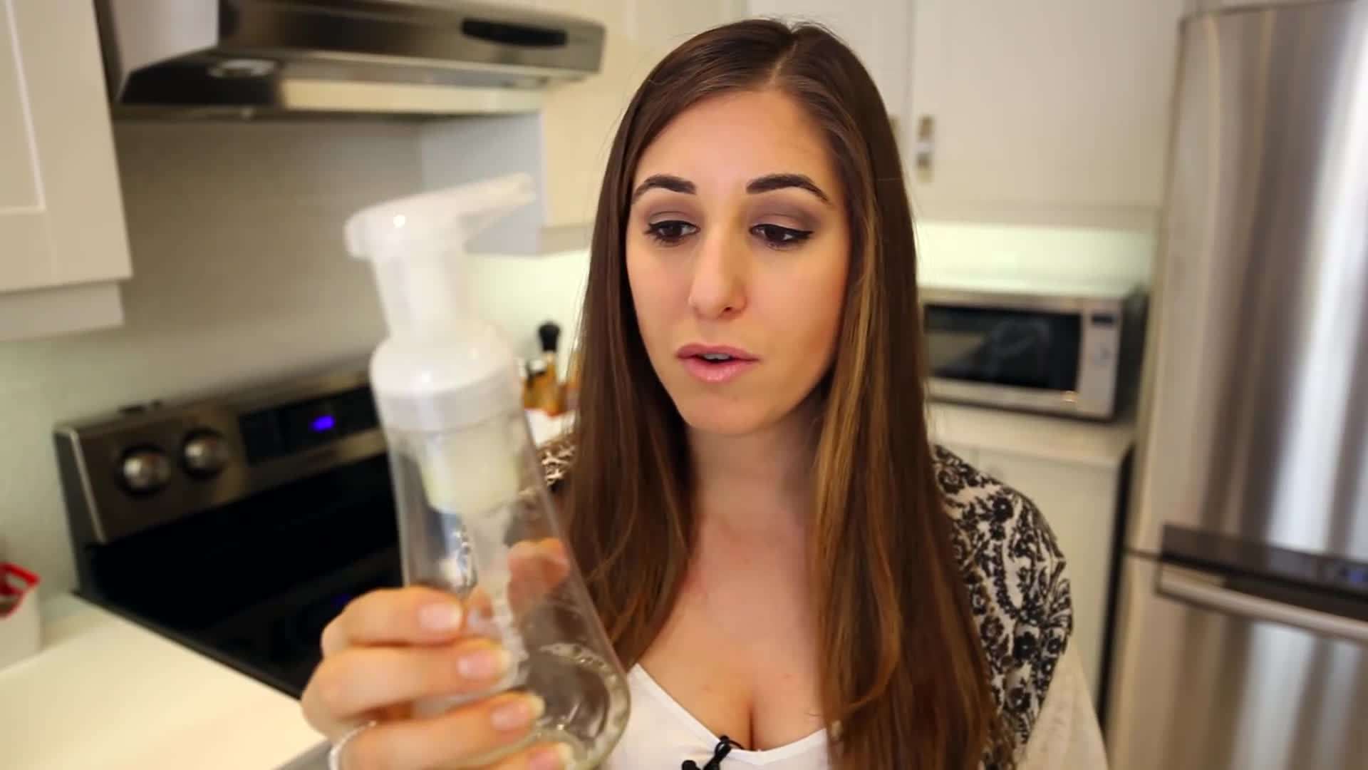 Filling the Foaming Hand Soap Pump