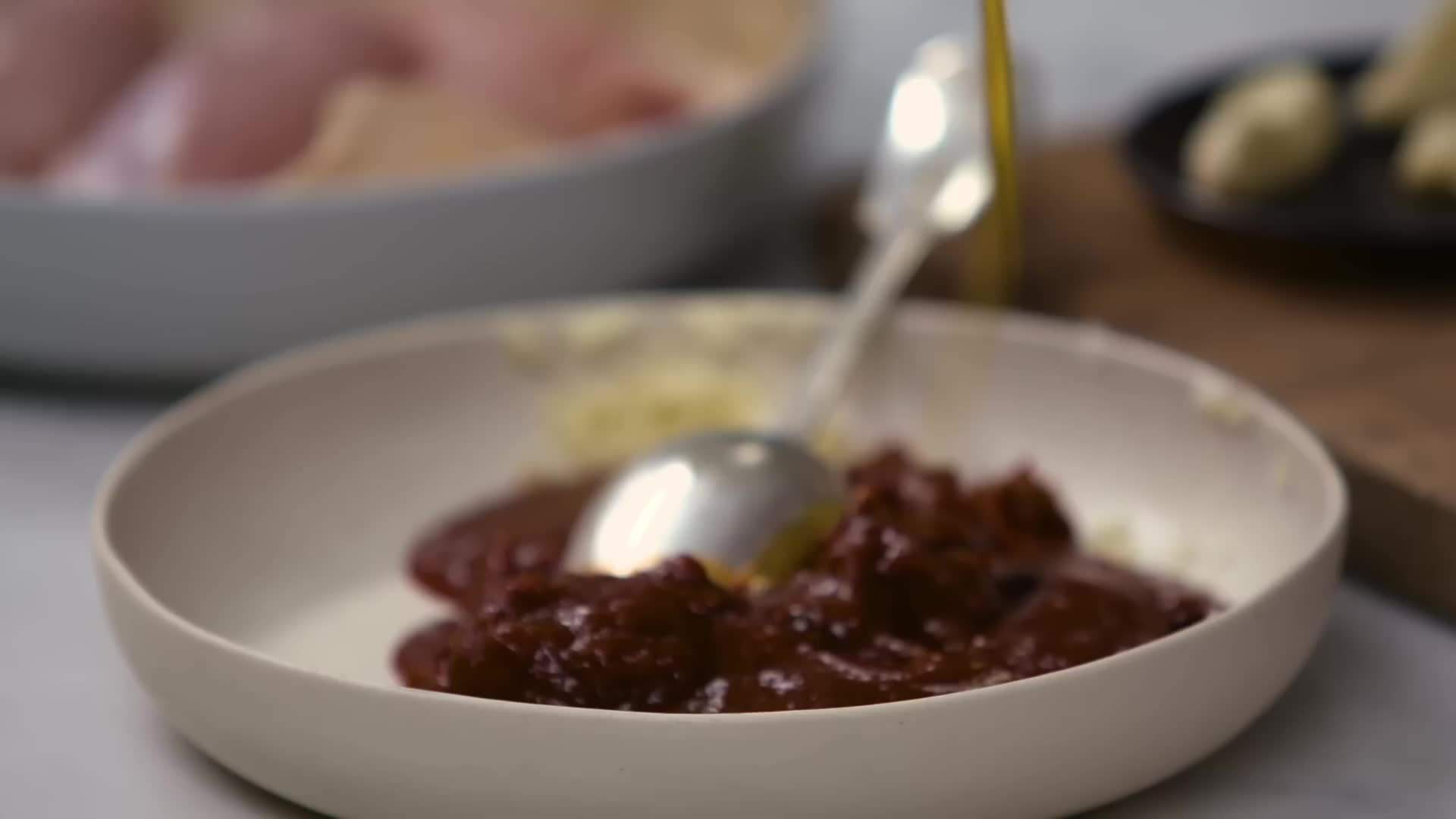 Mixing the Marinade Ingredients