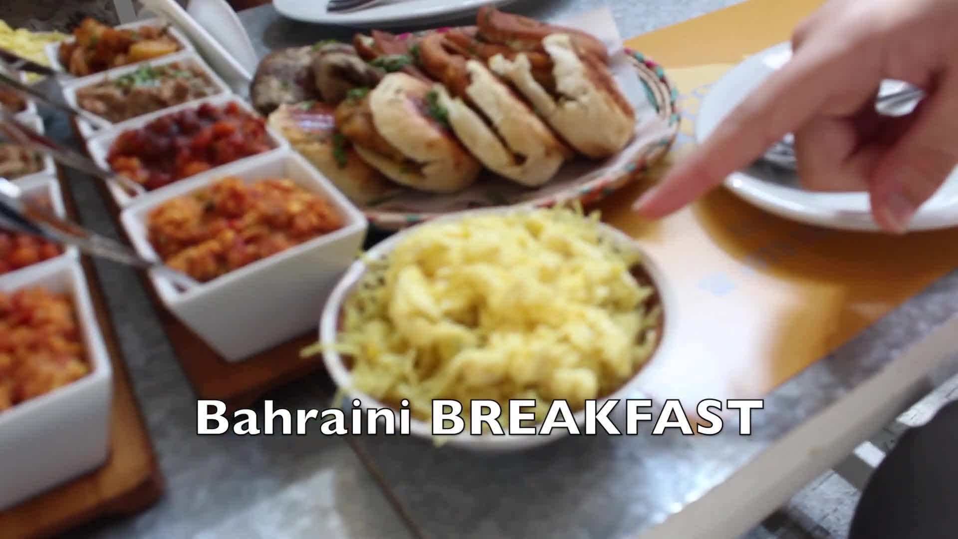 Bahraini Market with Local Delicacies