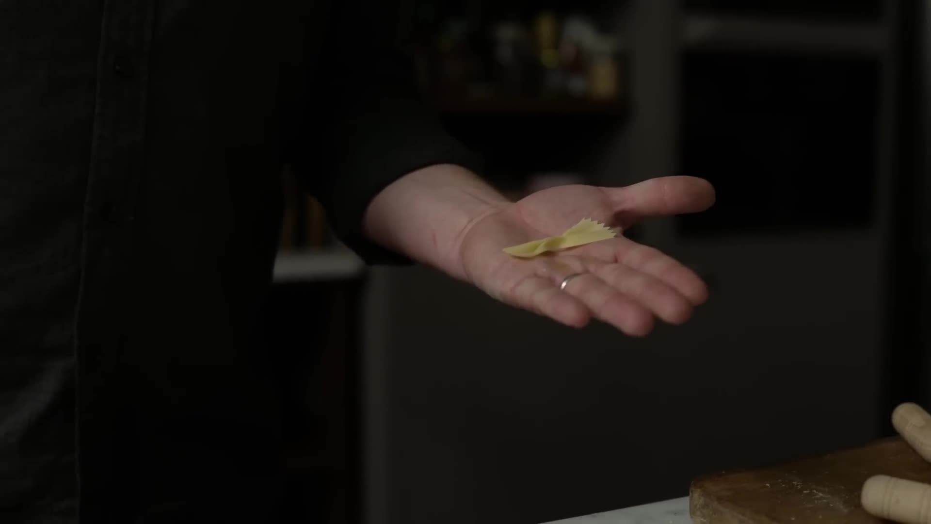 Creating Fafali Pasta Shapes