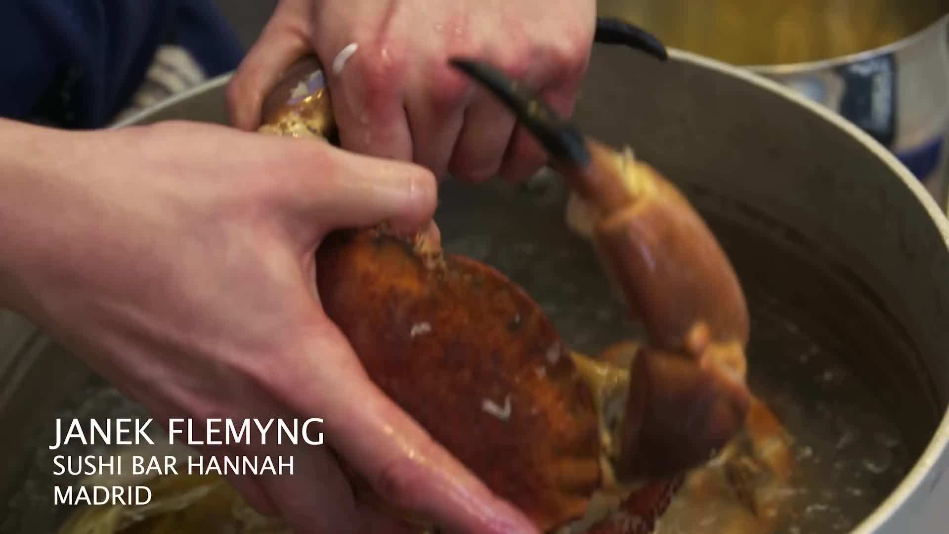 Roasted crab with Sasser jelly