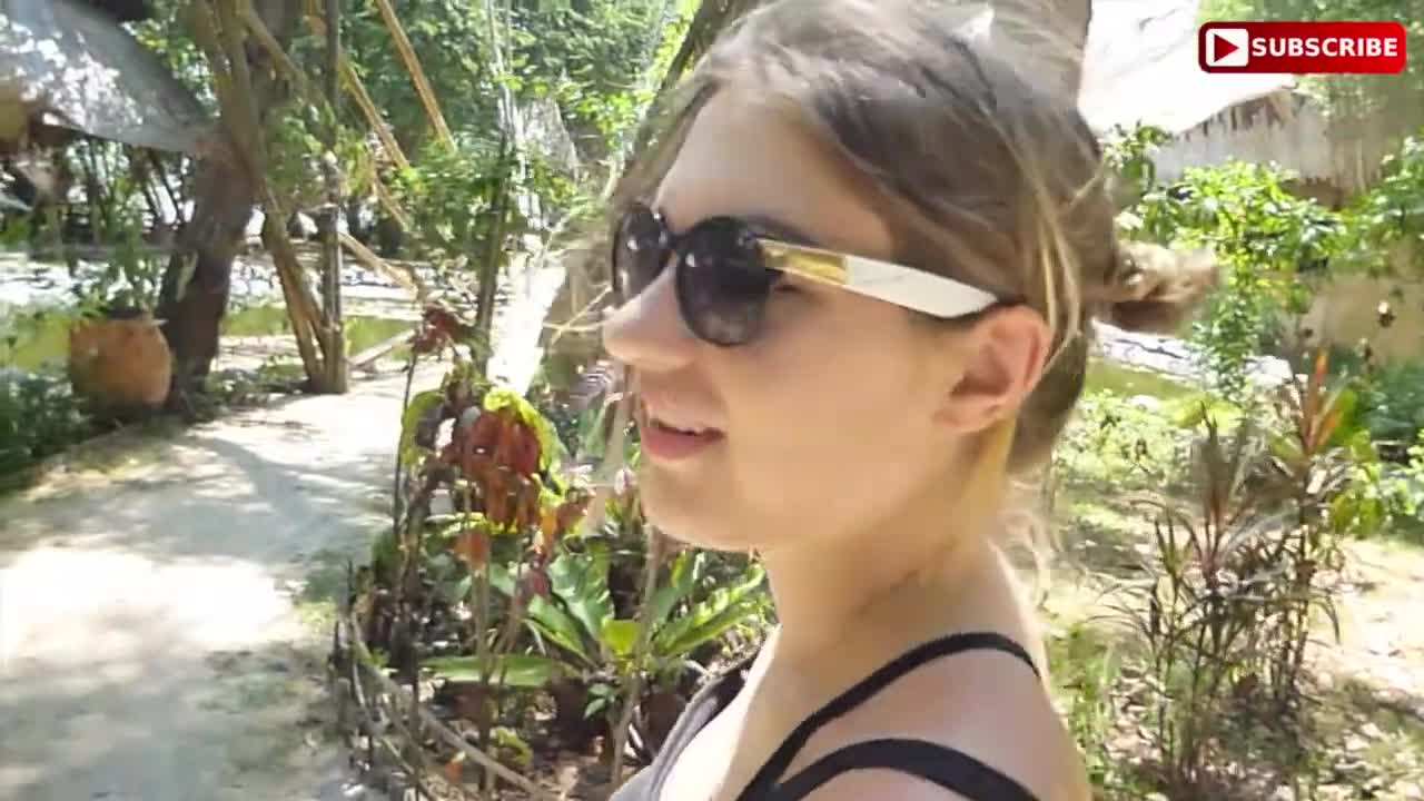 Relaxing on the Private Beach