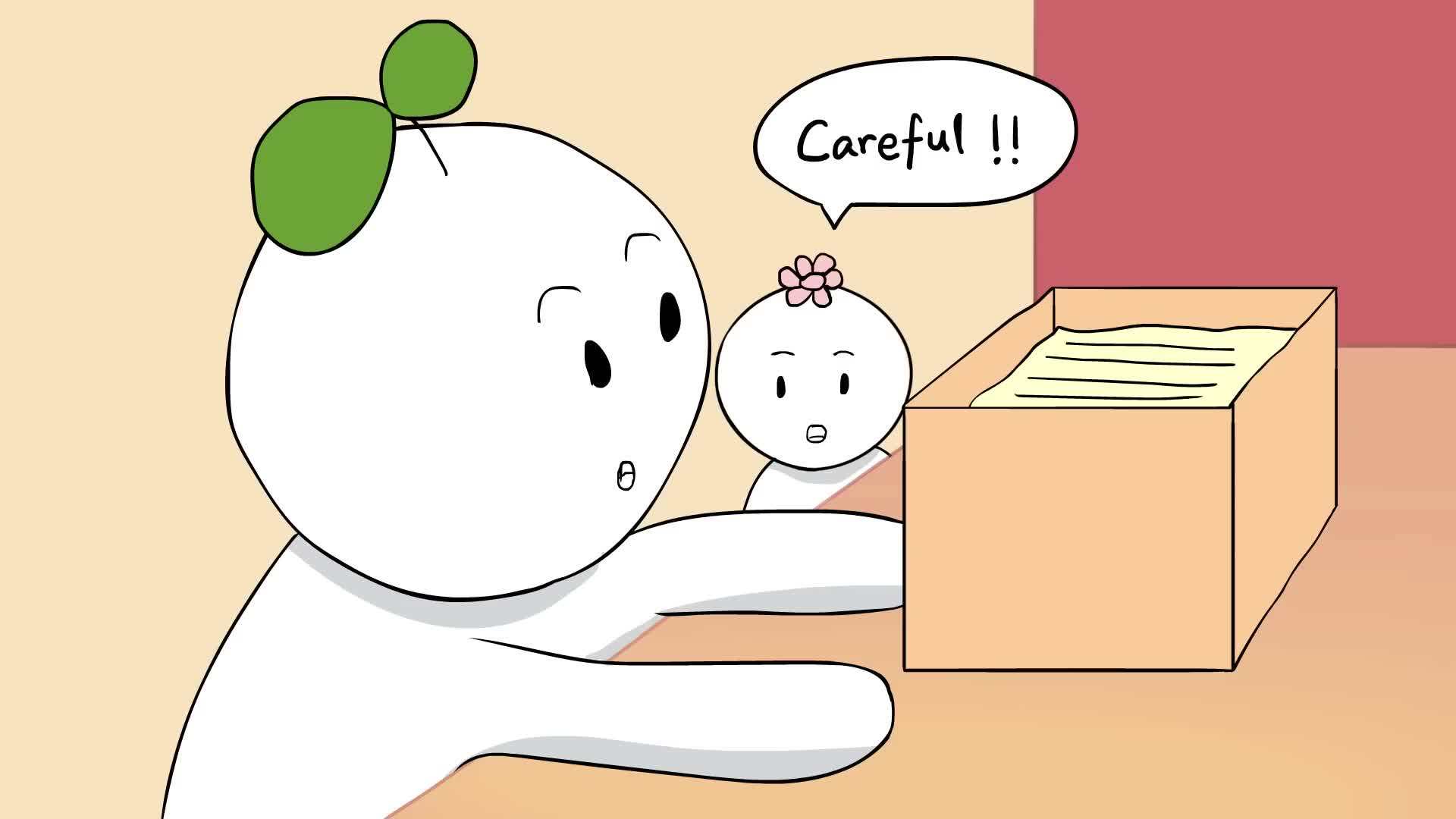 Visual representation of helping behavior