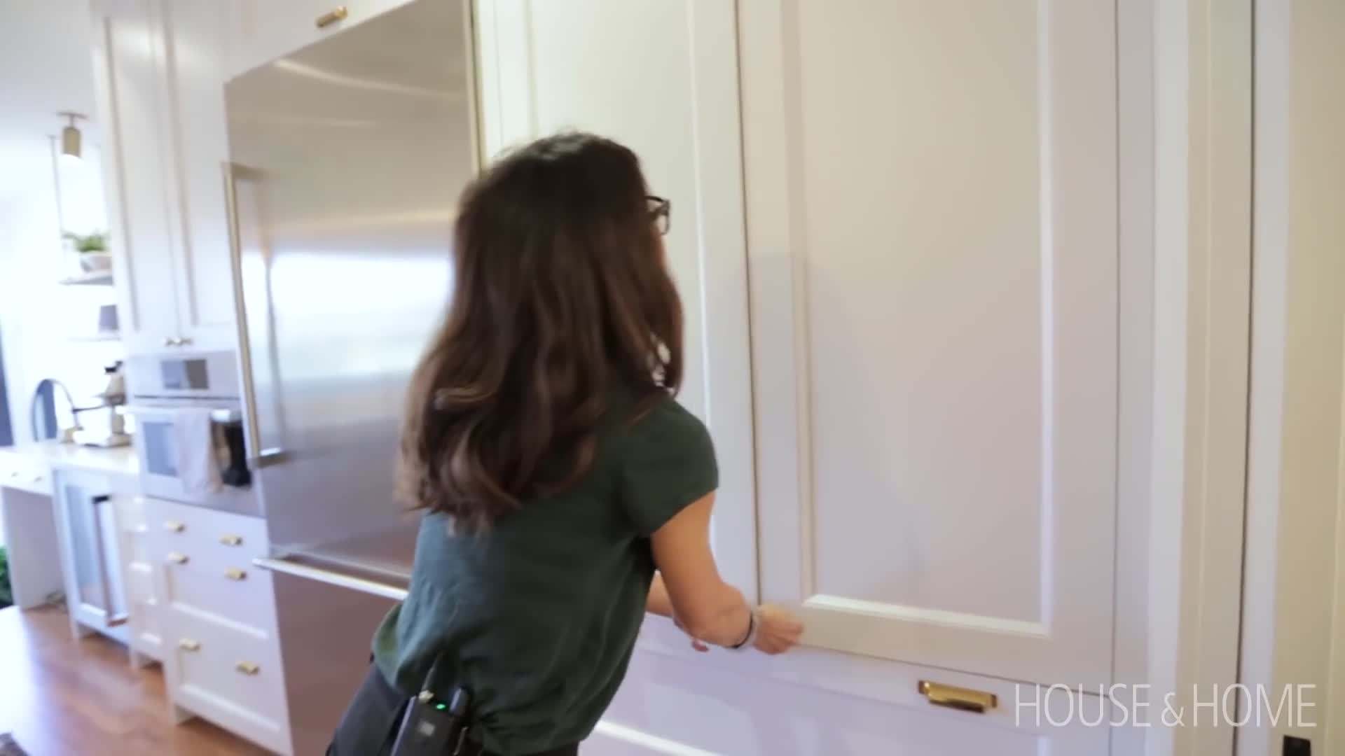 Storage Pantry with French Doors