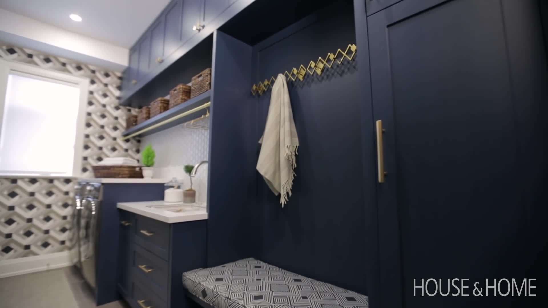 Upholstered Bench and Storage