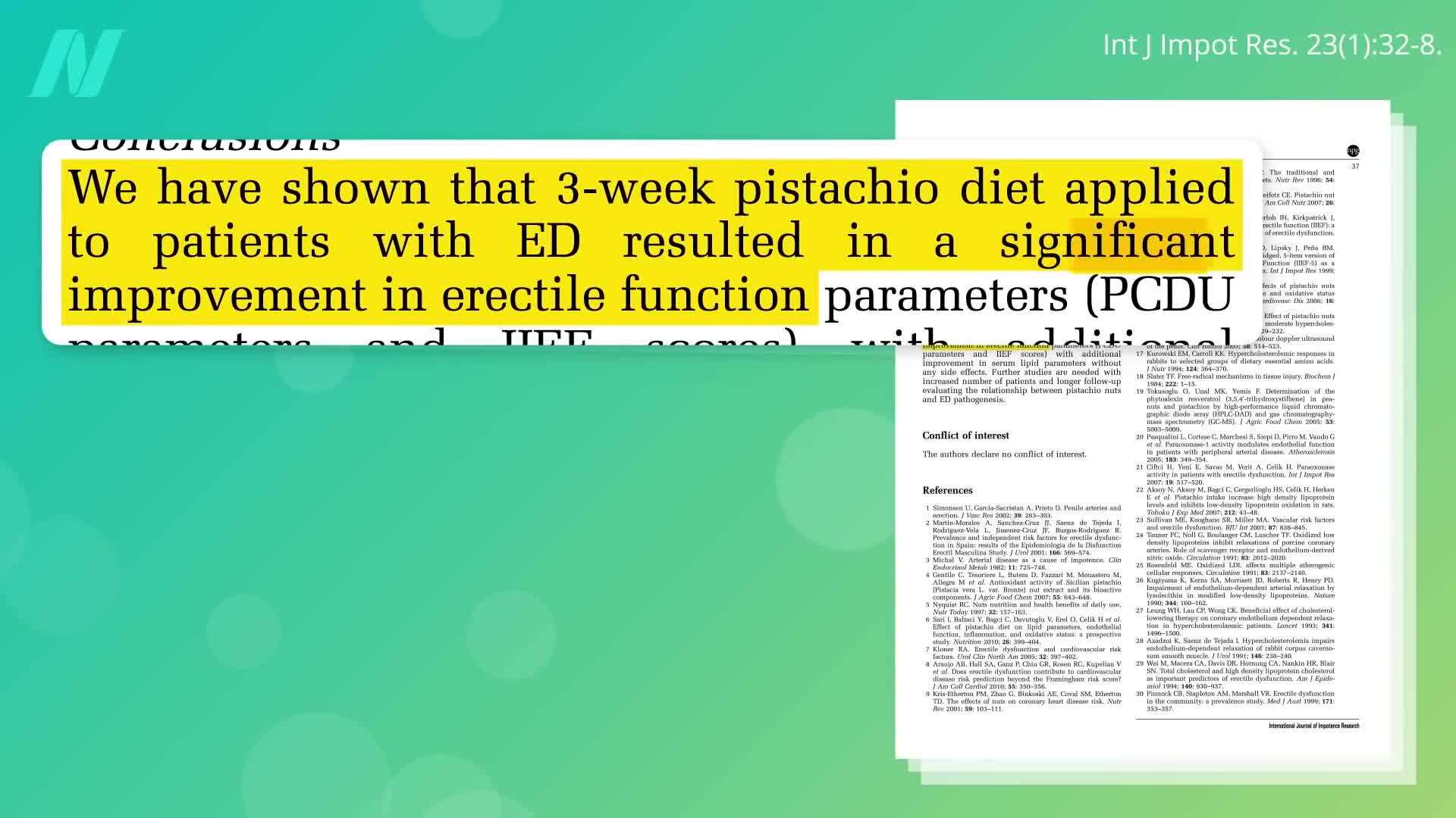 Pistachios and Erectile Function