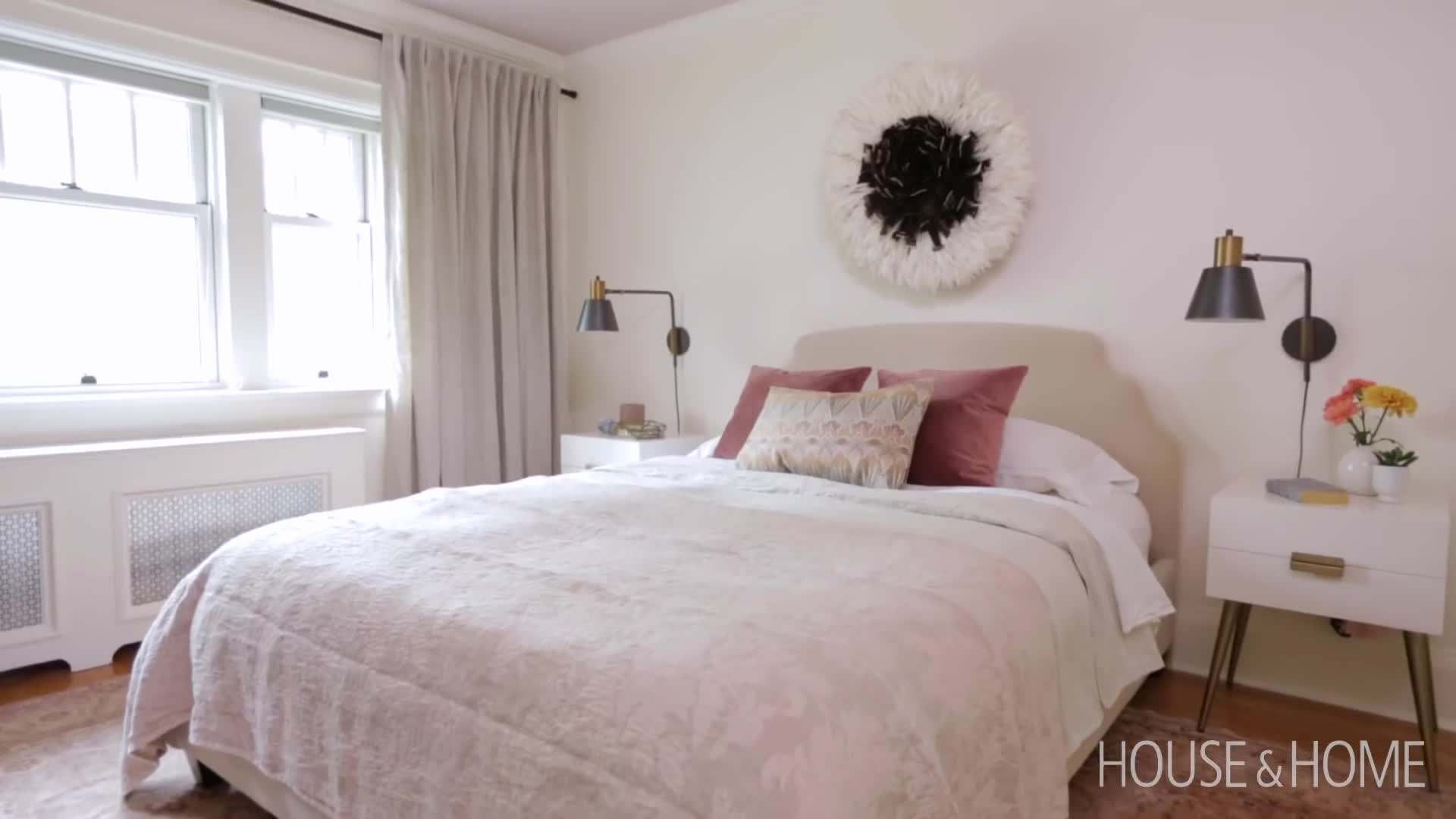 Neutral and soft pink palette