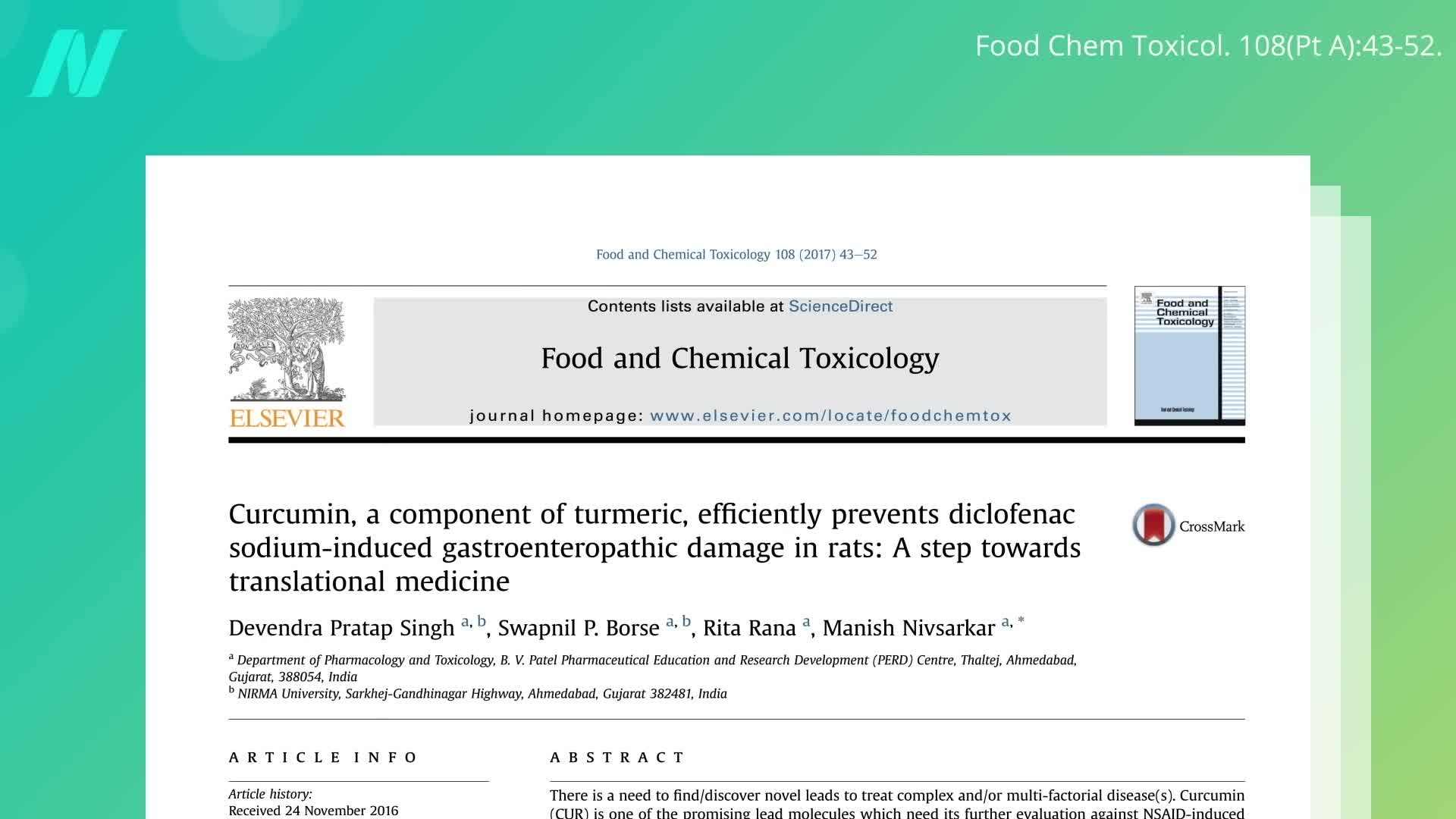 Curcumin in Turmeric for Gut Health