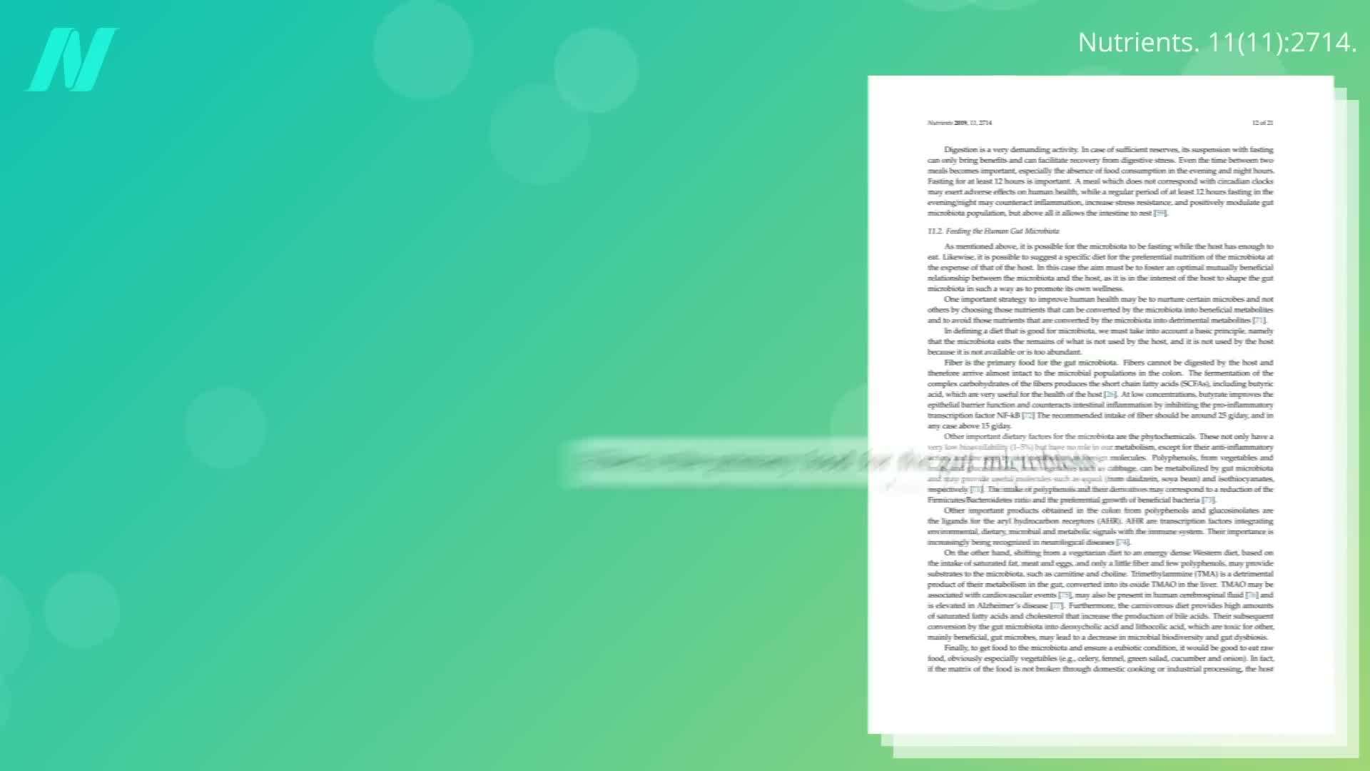 Plant Fiber and Gut Microbiome