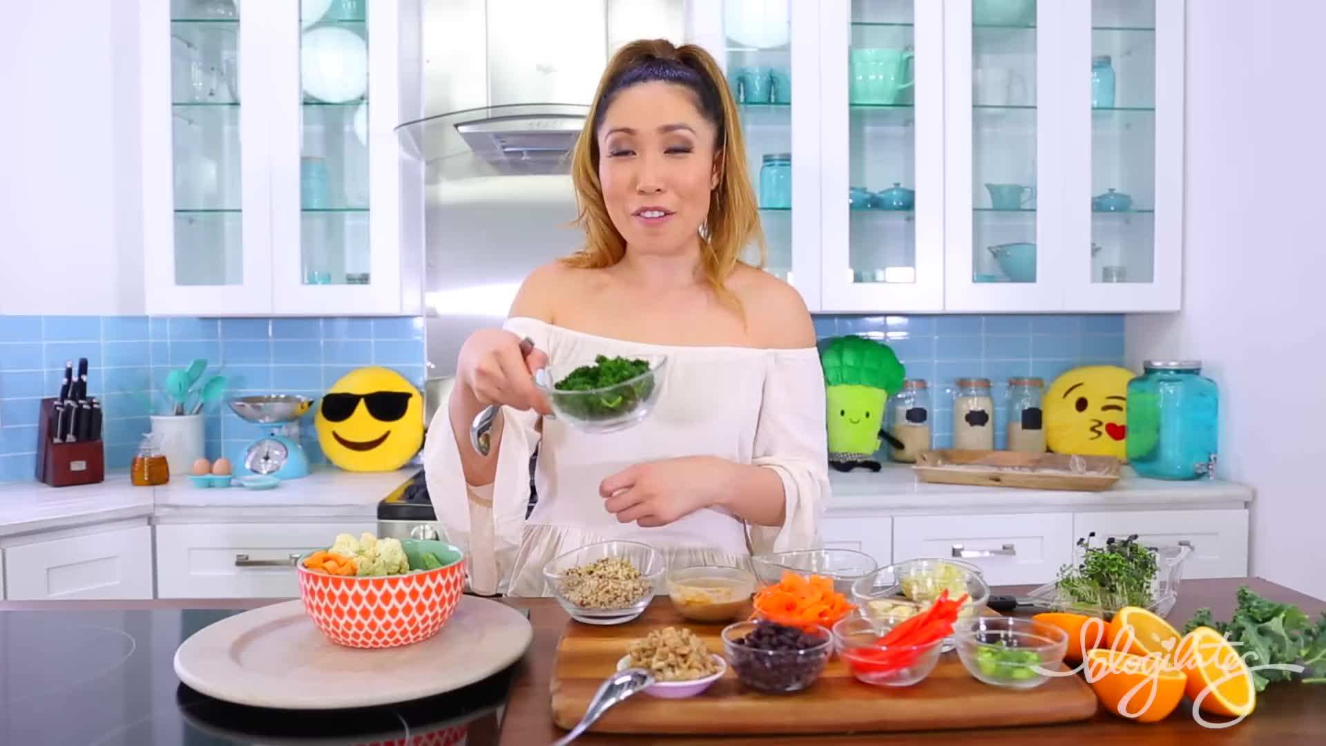 Massaged Kale with Olive Oil and Lemon Juice