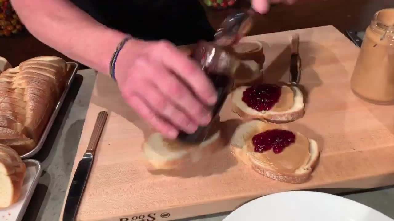 Mastering the art of spreading peanut butter