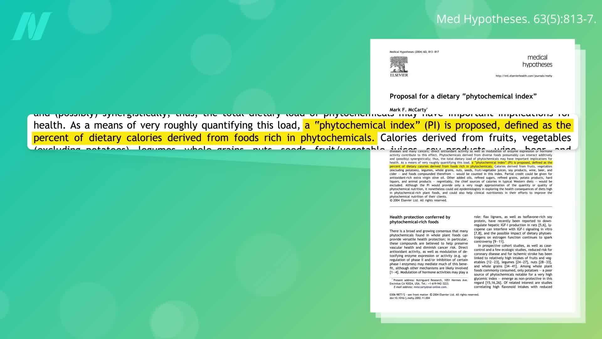 Scoring System for Plant-Based Diets