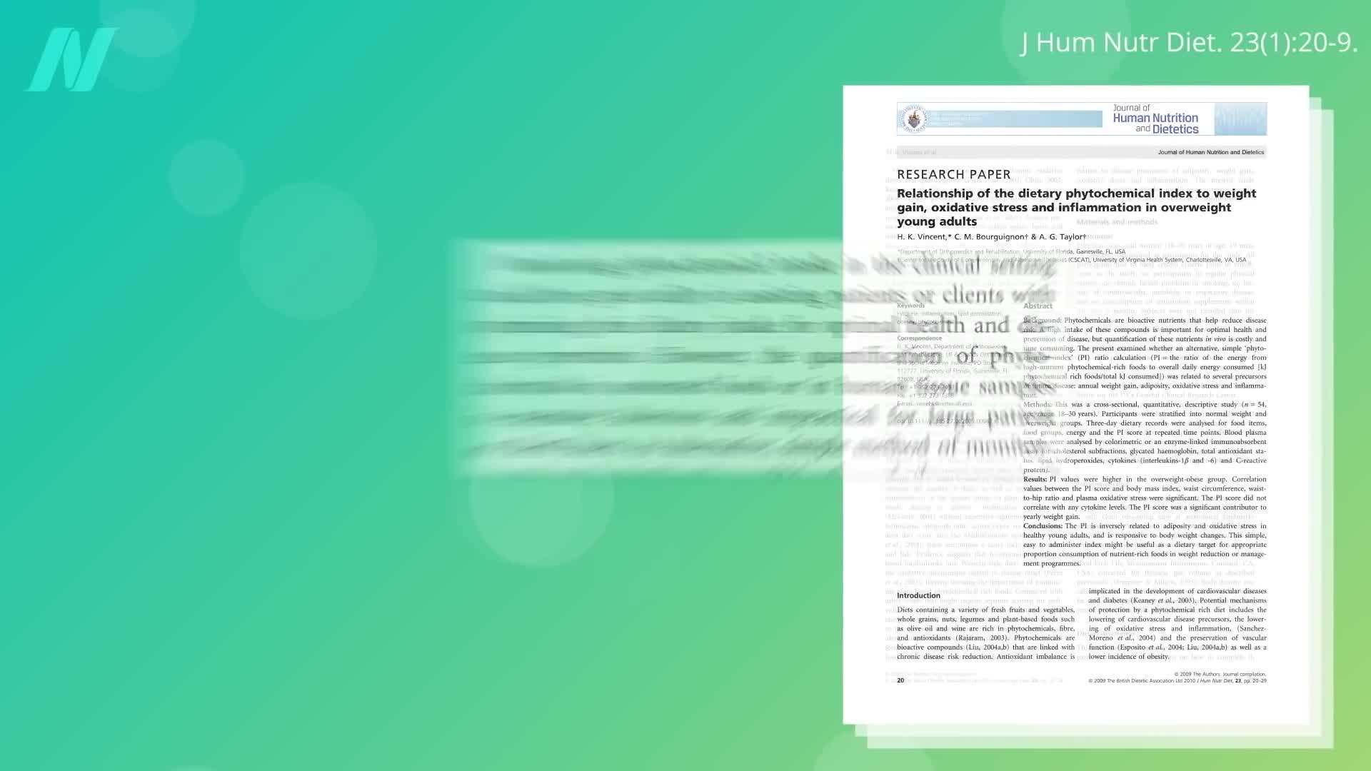 Exploring the Phytochemical Index