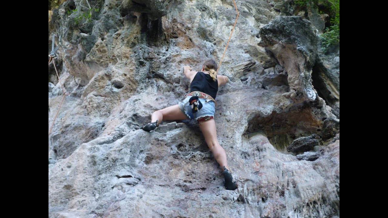 Rock Climbing Adventure at Railay Beach | Daily Travel Vlog 13, Thailand