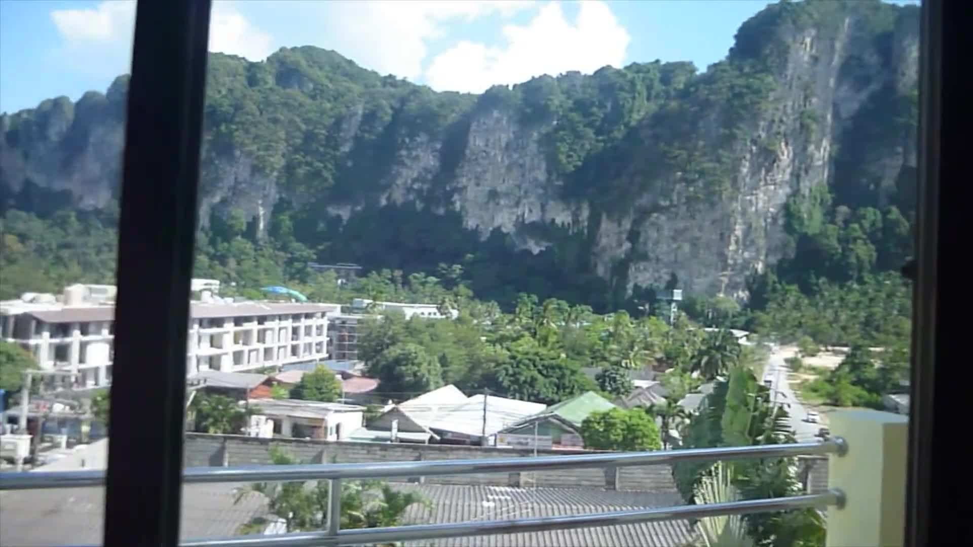 View from our balcony in Krabi