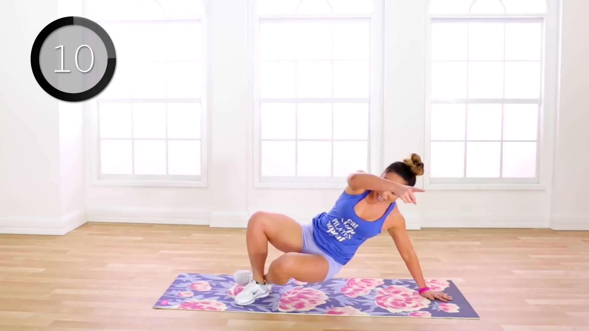 Sideways Scissors Exercise