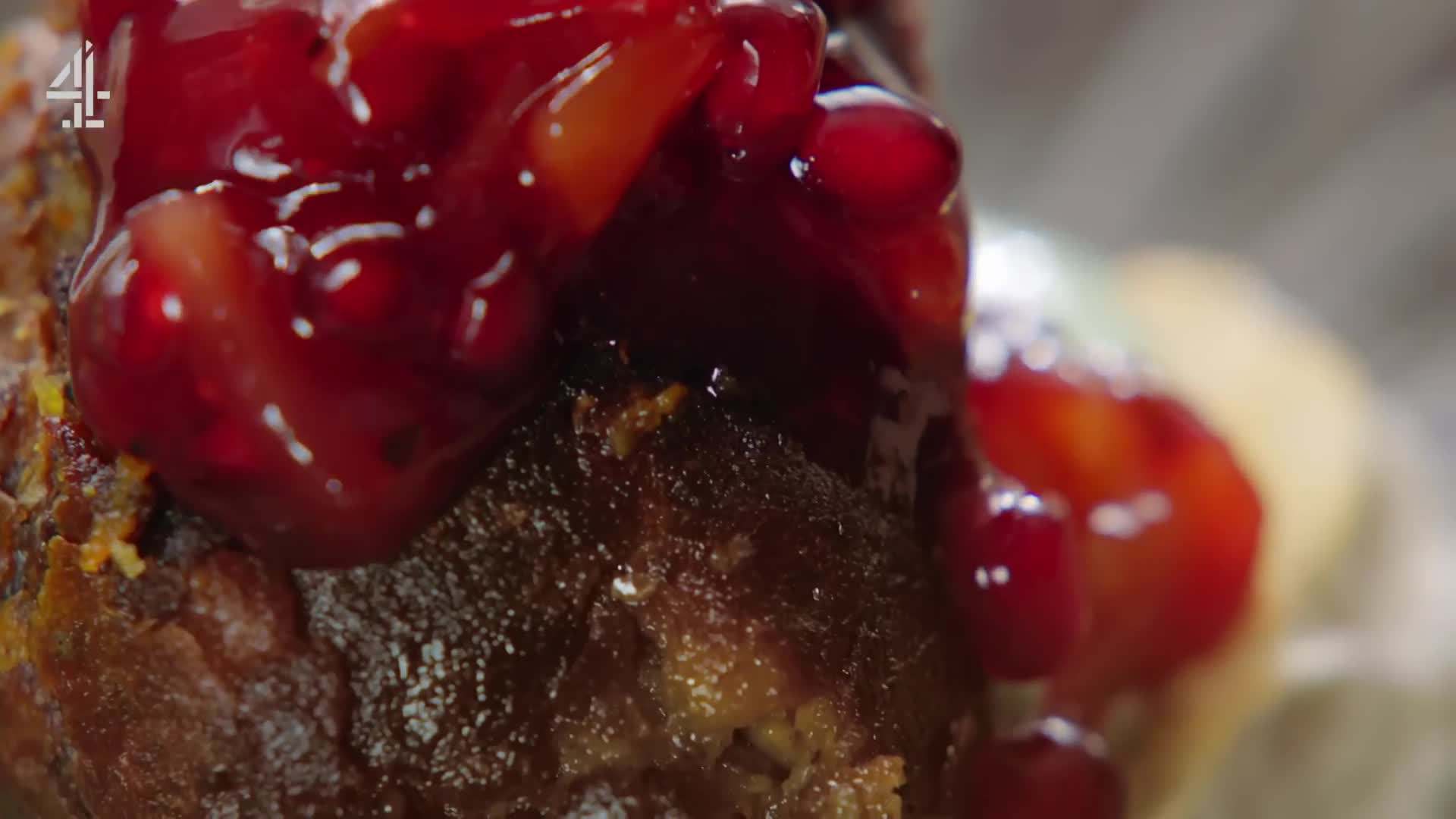 Vibrant Colors of the Pomegranate Mango Chutney