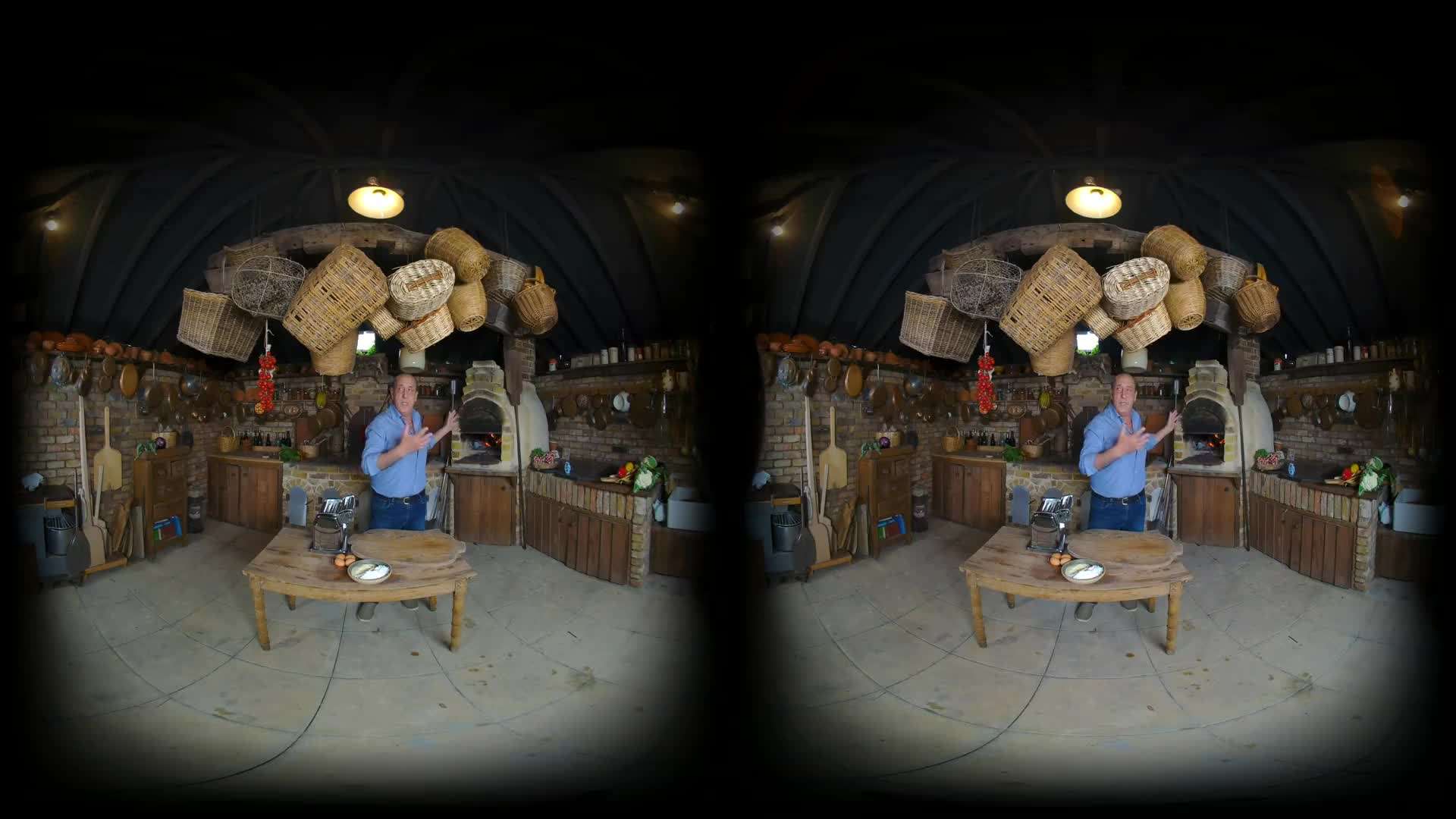 Gennaro Contaldo showcasing the premium double zero flour and durum wheat semolina