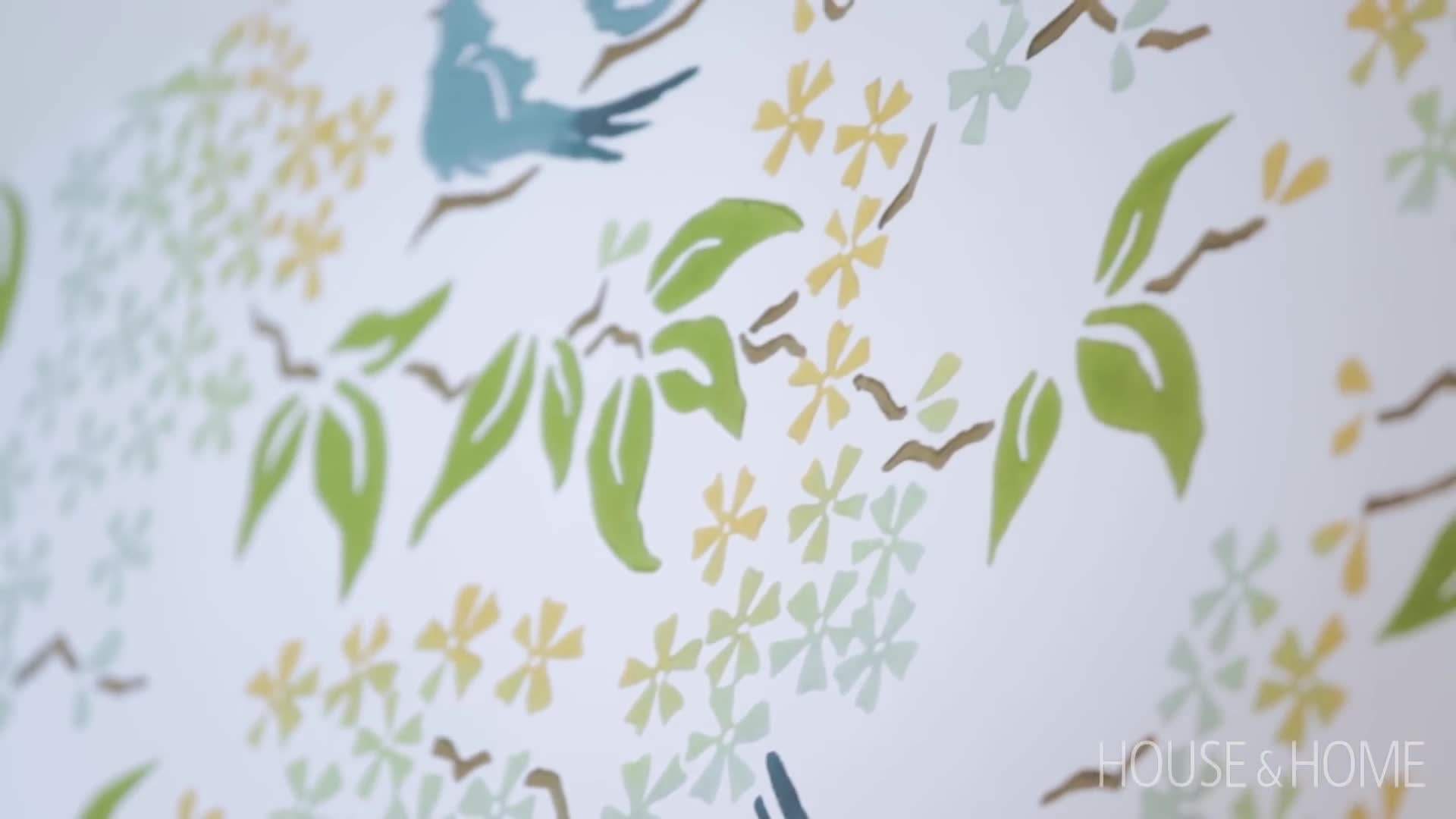 Whimsical Wallpaper in the Bathroom