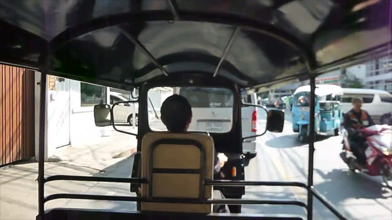 First Tuk Tuk Ride in Bangkok